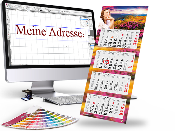 Gestaltungsservice für Rückpappe des BIZSTIX® Wandkalender