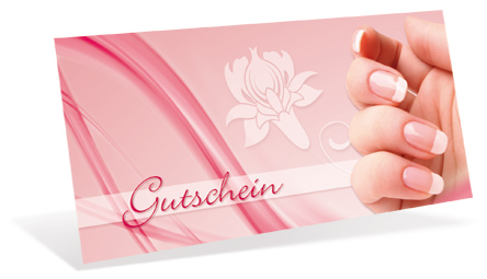 Gutscheinkarte Classic "French Nails"