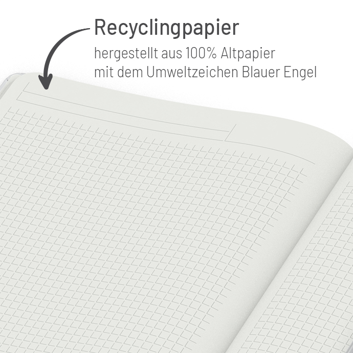 EasyBook Notizbuch Elegance Recycling DIN A4