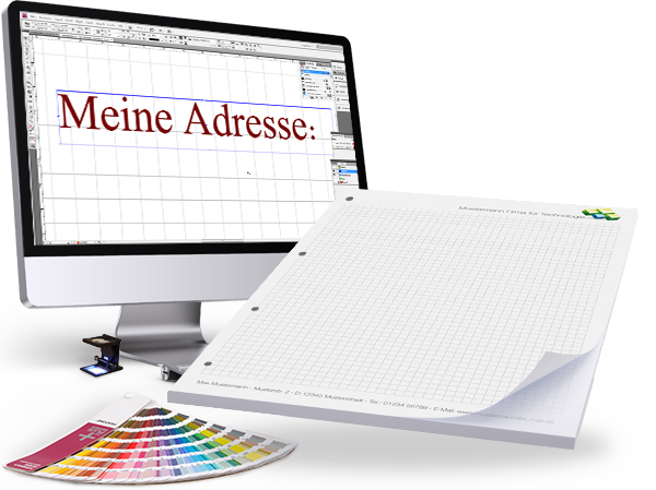 Gestaltungsservice für Notizblock - 9700000001