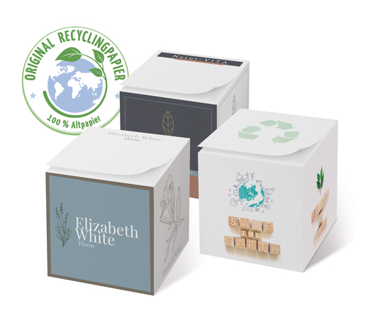 Notizzetteklötze Recycling