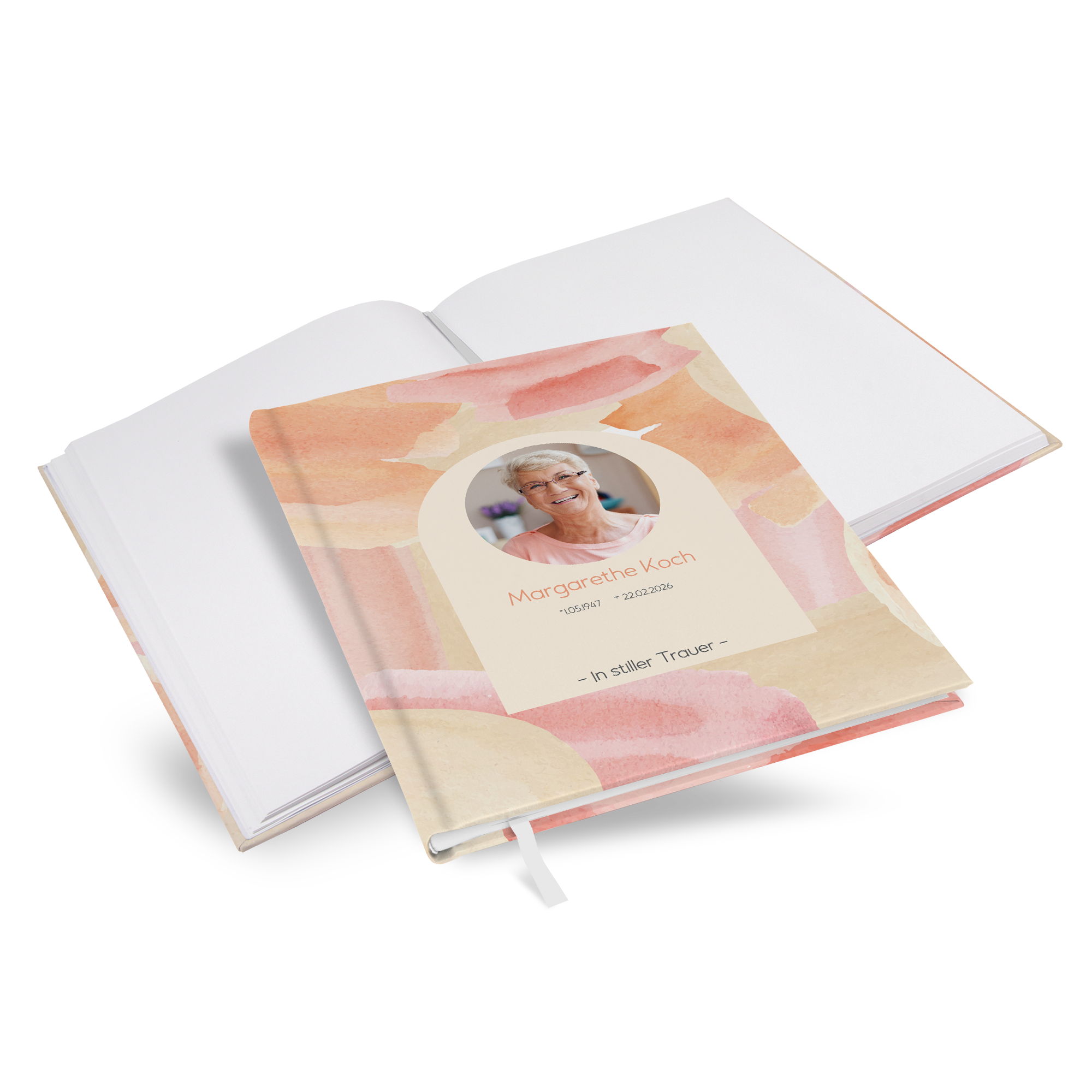 Kondolenzbuch - sunset stroke - KB-25001-A-06
