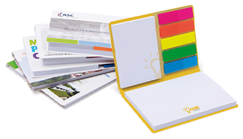 BIZSTIX® Haftnotiz-Set im Softcoverumschlag