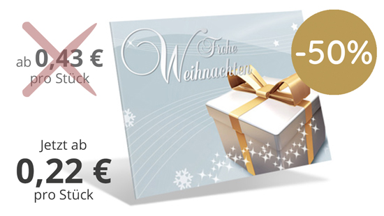 Gutschein-Klappkarten "Weihnachtszauber" - 1236010195
