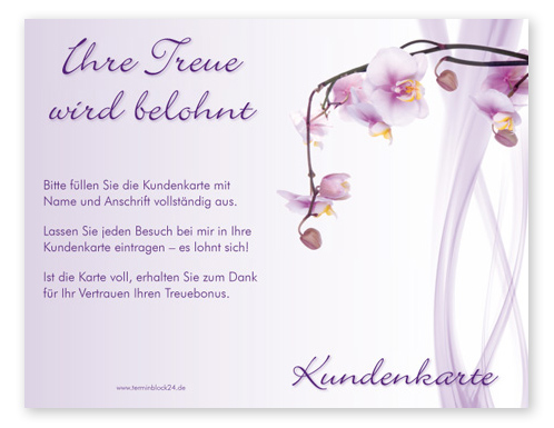 Kundenkarte "süße Brise" - 1206010102