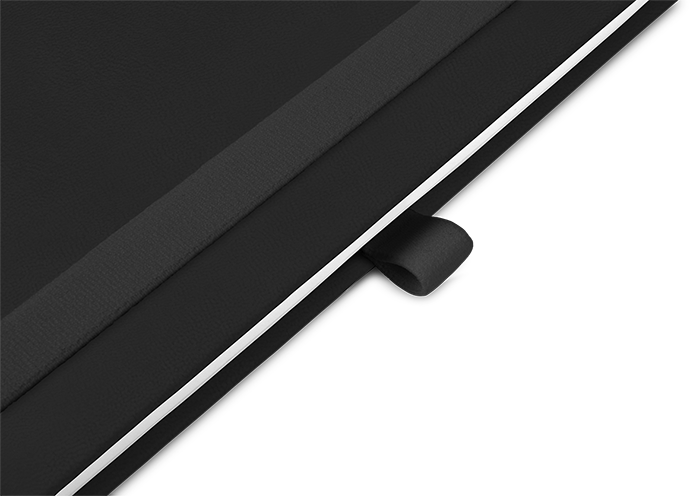 "Smoky Black" - DIN A5 mit deinem Umschlagdesign