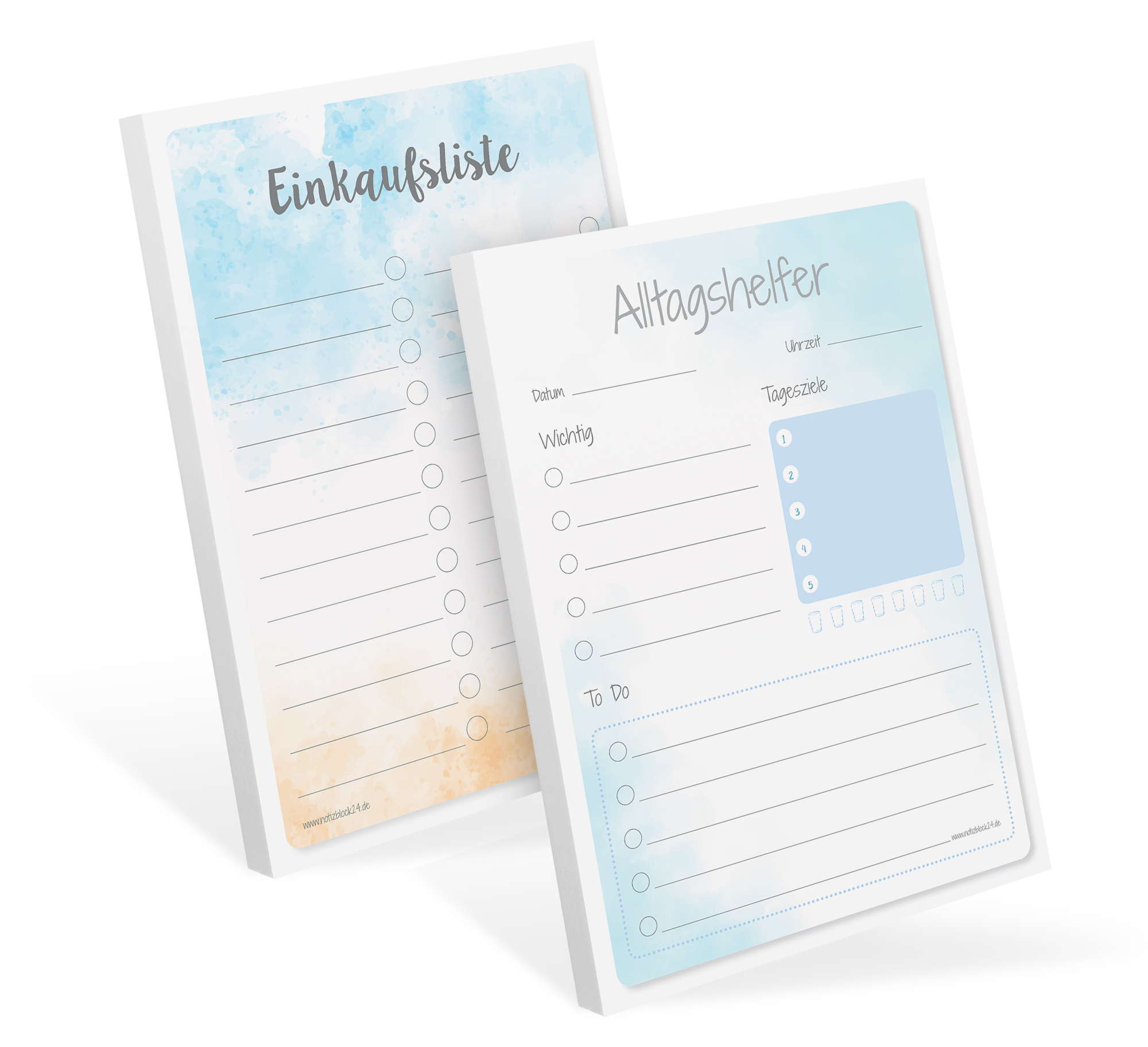 2er Spar-Set Notizblock DIN A6, Einkaufsliste &amp; Alltagshelfer - 1301060000