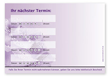 Terminzettel "Mitternachtstau" - 4 Termine mit Wochentagen - 1215010413