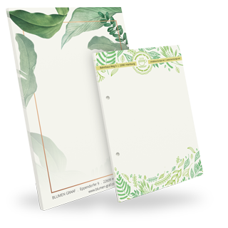 Notizblock Recycling / Naturpapier