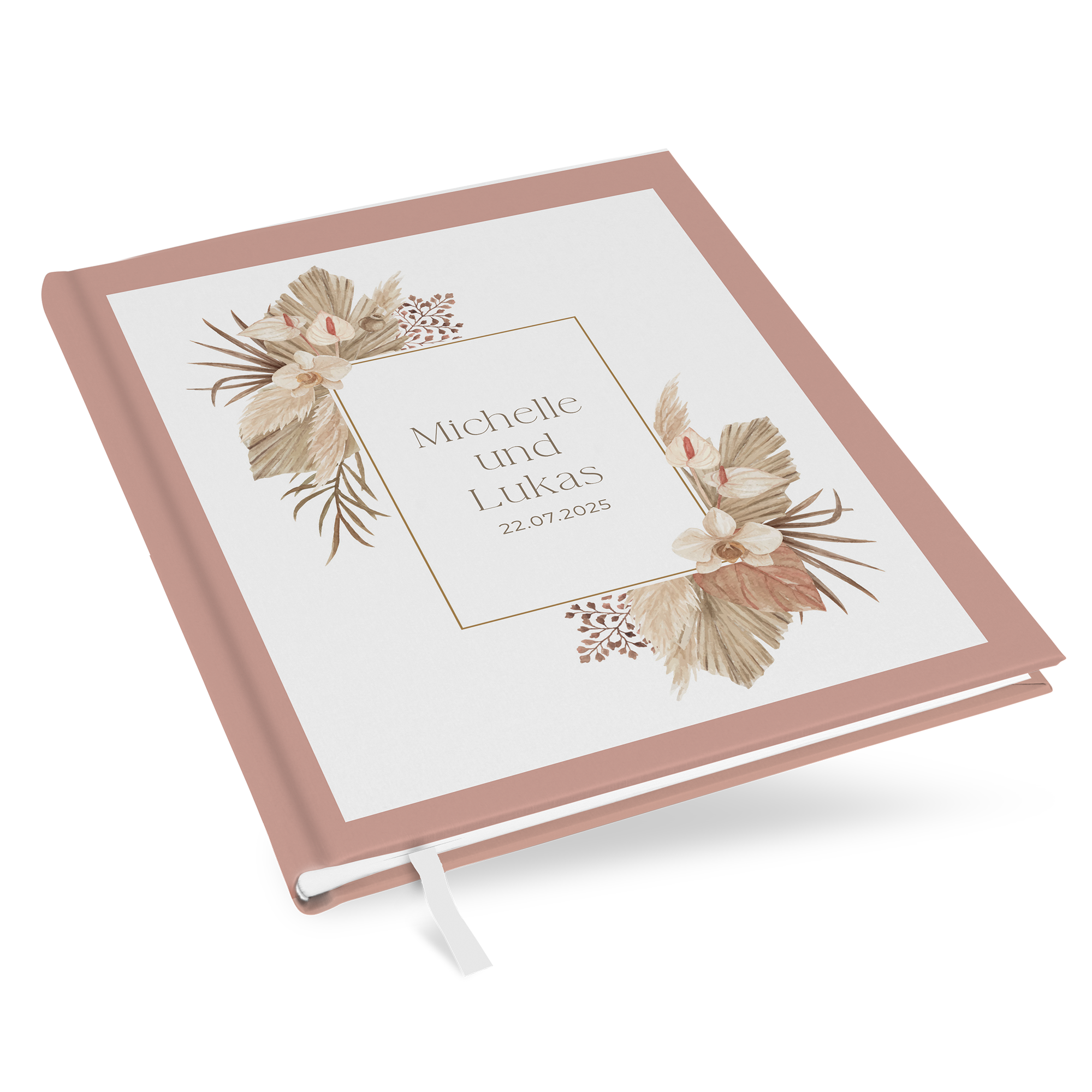 Erinnerungsbuch Hochzeit - Boho "golden haze" - EBH-25001-B-02