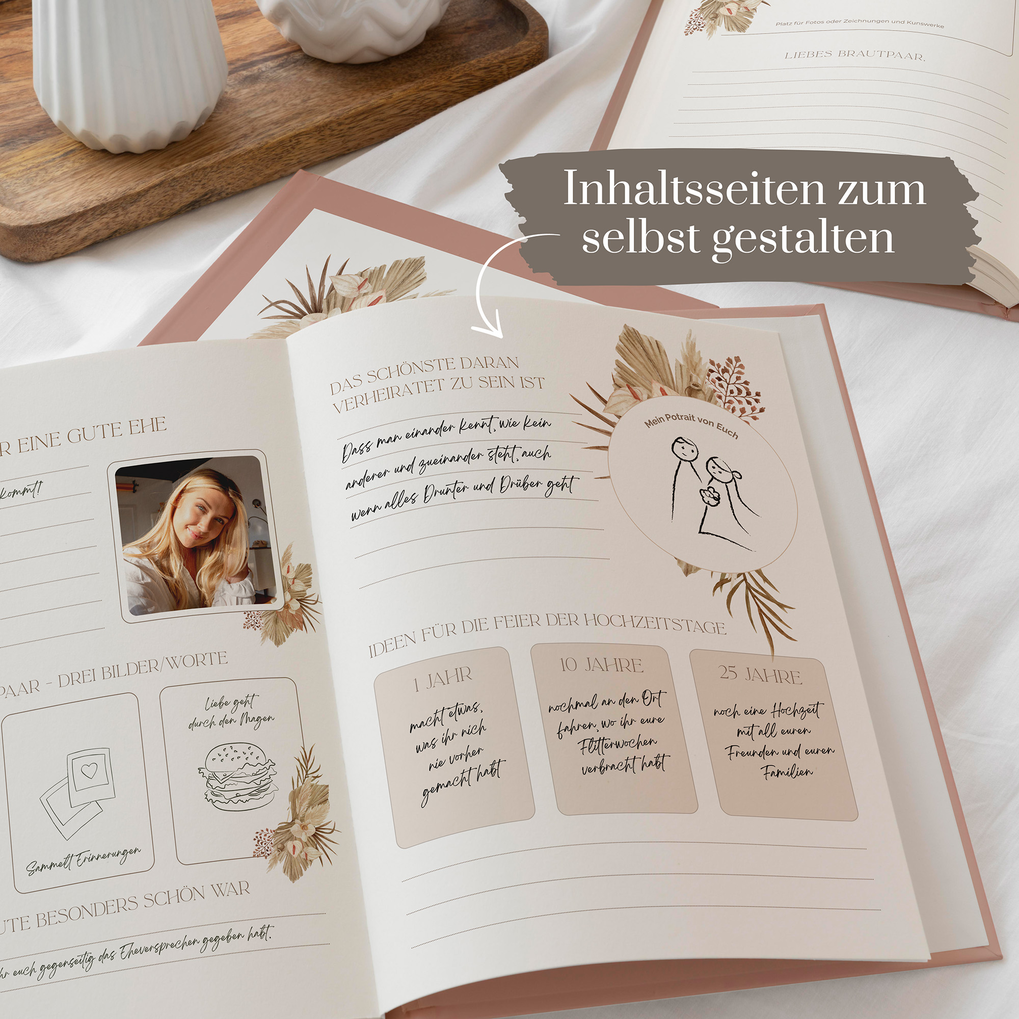 Erinnerungsbuch Hochzeit - Floral "Classic Flora"