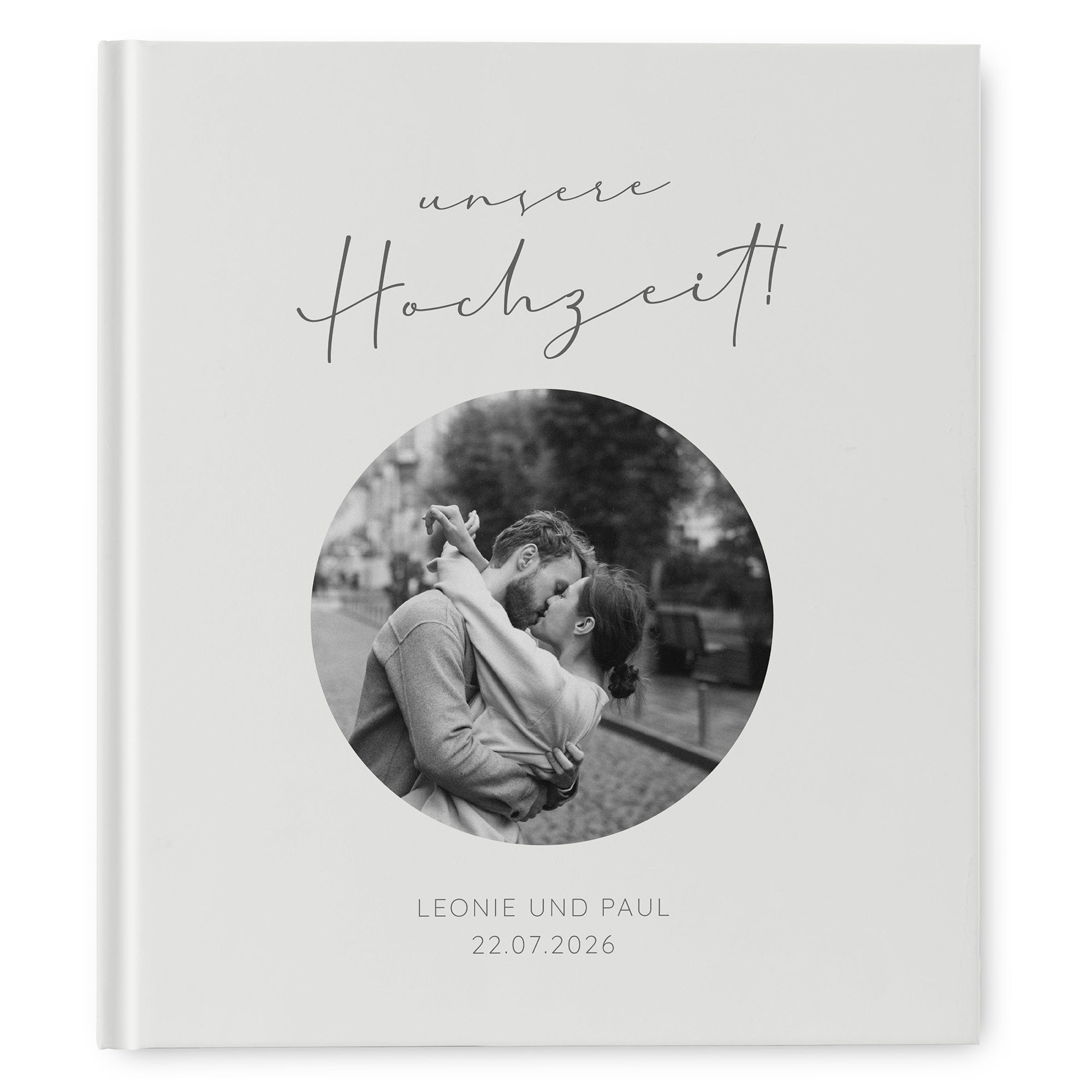 Erinnerungsbuch Hochzeit - Minimalistisch "Paris"