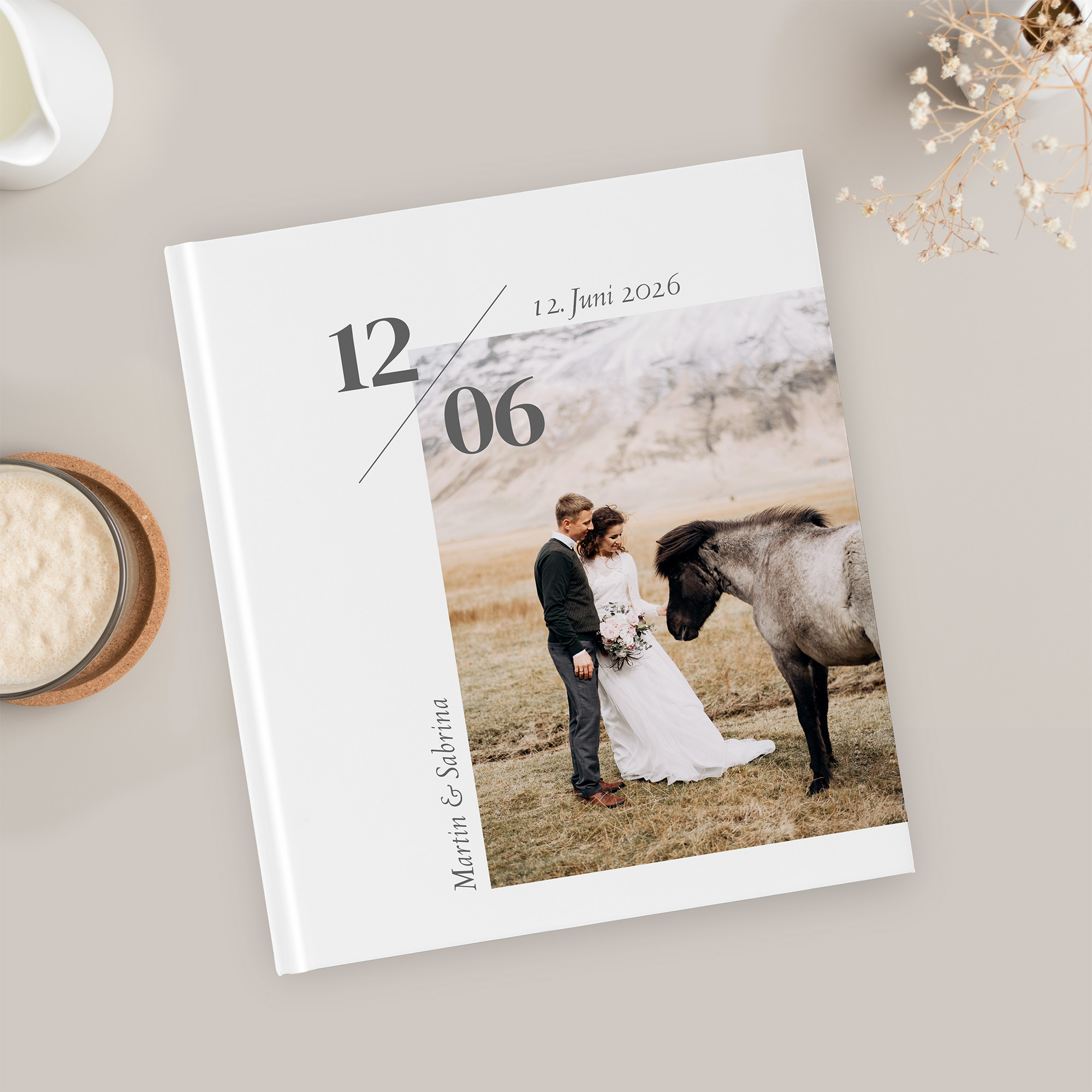 Erinnerungsbuch Hochzeit - Minimalistisch "Helsinki"