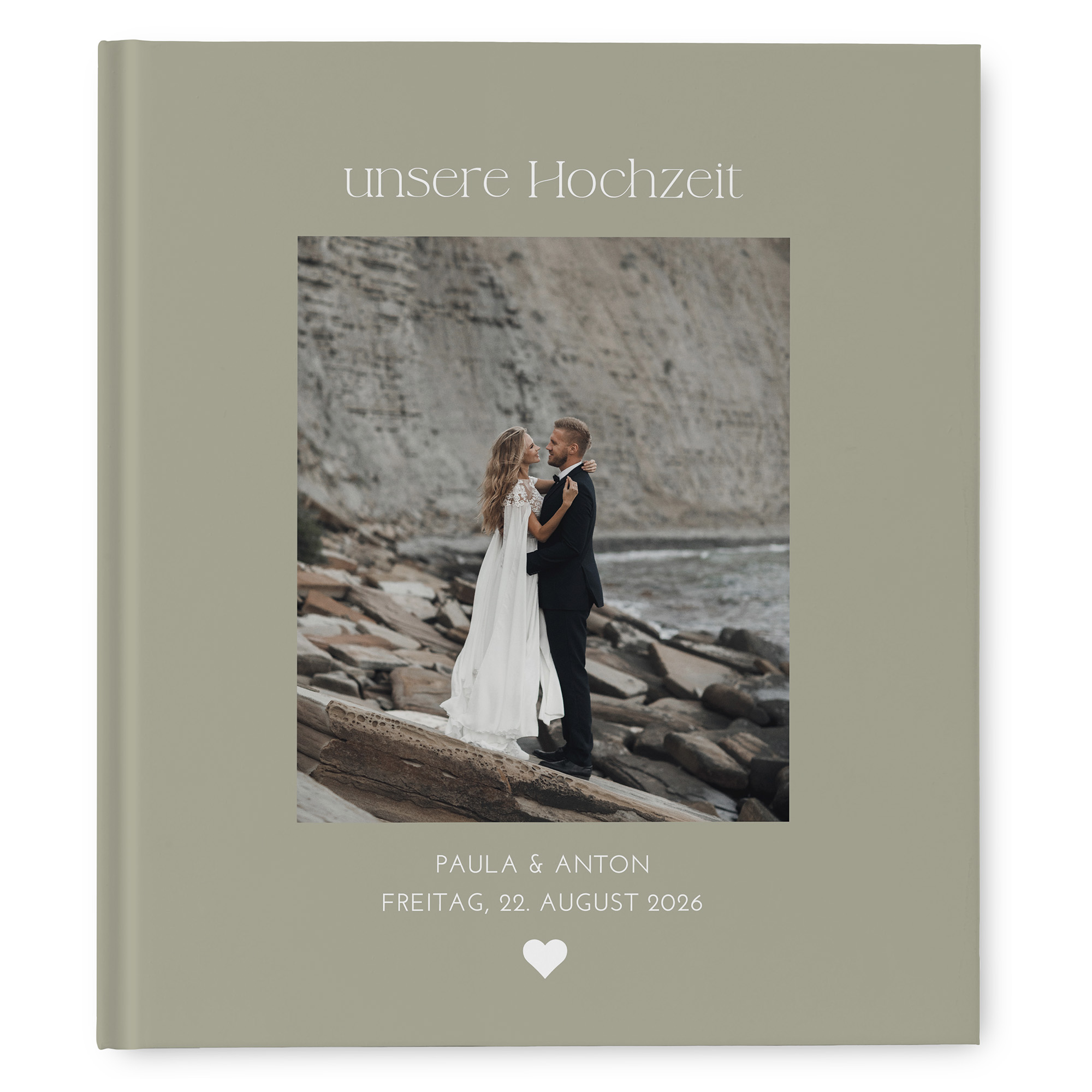 Gästebuch Hochzeit - Minimalistisch "Vienna"