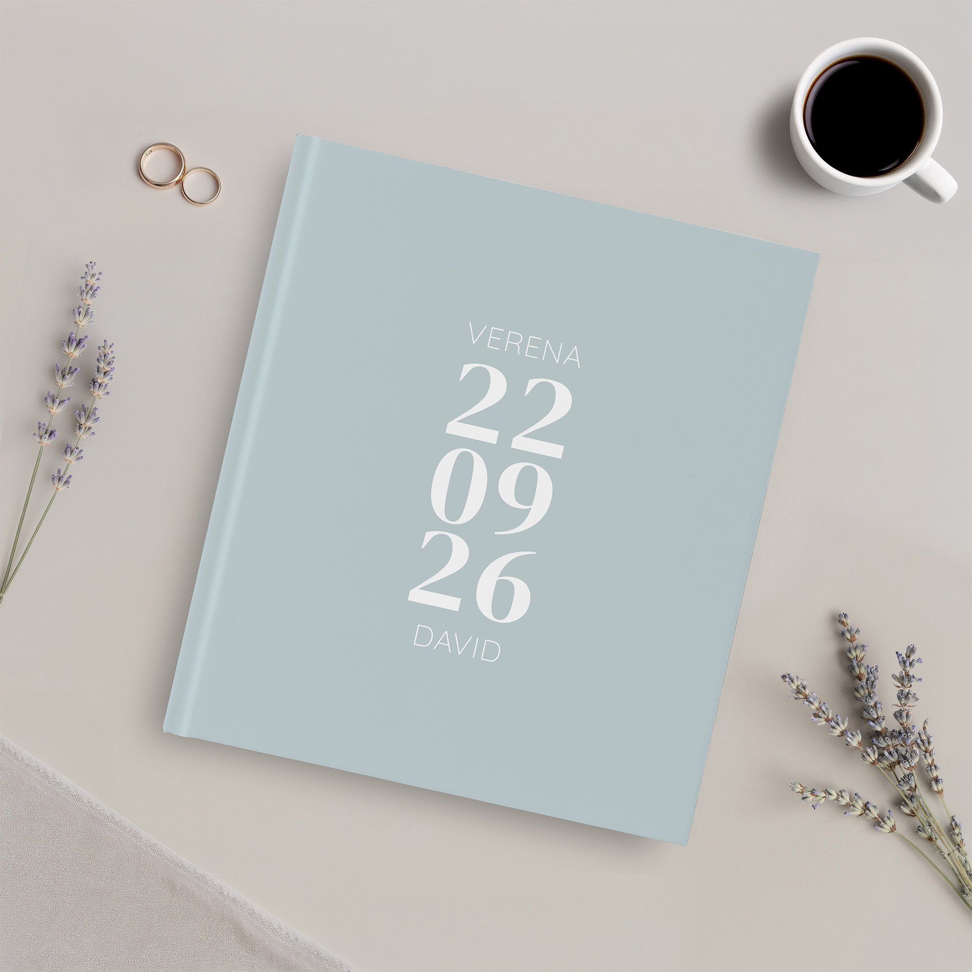 Gästebuch Hochzeit - Minimalistisch "Lisbon"