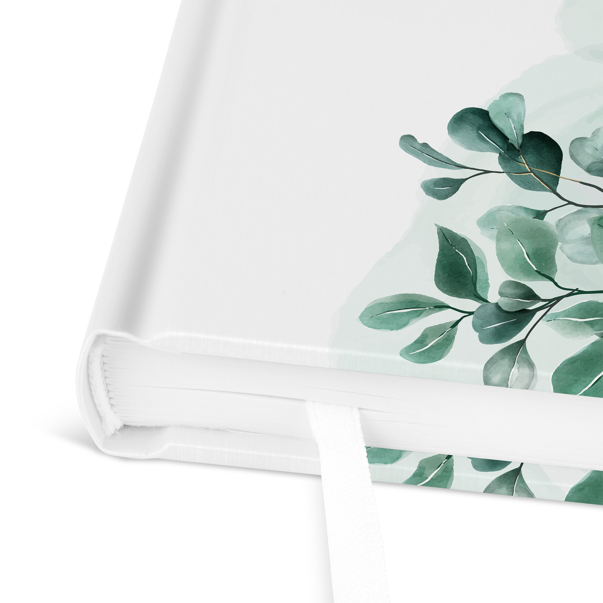 Gästebuch Hochzeit - Greenery "eucalyptus crown"