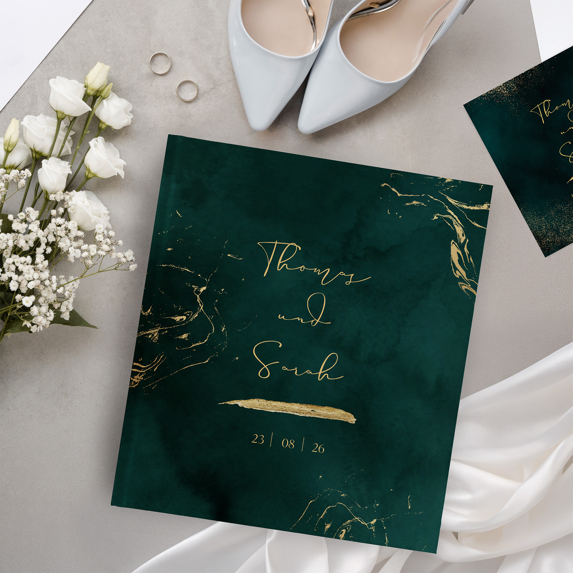 Gästebuch Hochzeit - Vintage "velvet night"