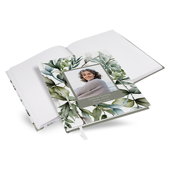 Kondolenzbuch - "pure greenery" - KB-25001-G-07