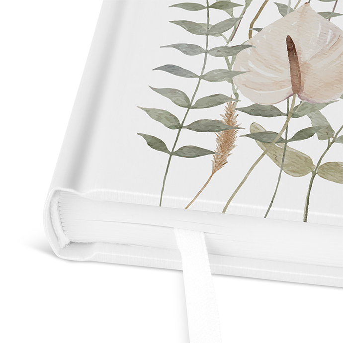 Gästebuch Ferienwohnung - Boho "Pastel Bloom"