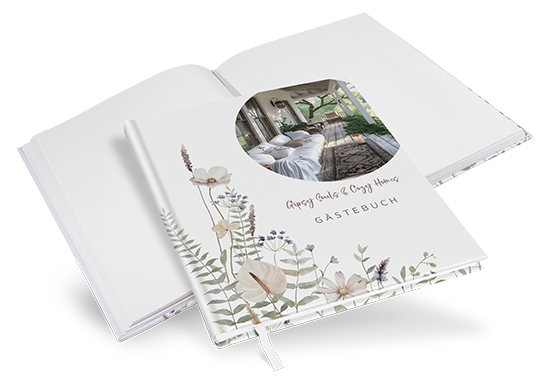 Gästebuch Ferienwohnung - Boho "Pastel Bloom" - GBF-25001-B-08