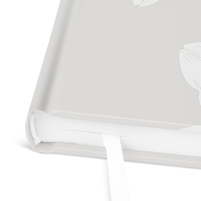 Gästebuch Ferienwohnung - Floral "White Lily"