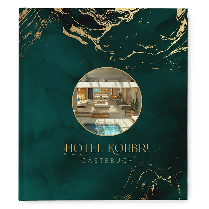 Gästebuch Ferienwohnung - Vintage "Velvet Night"