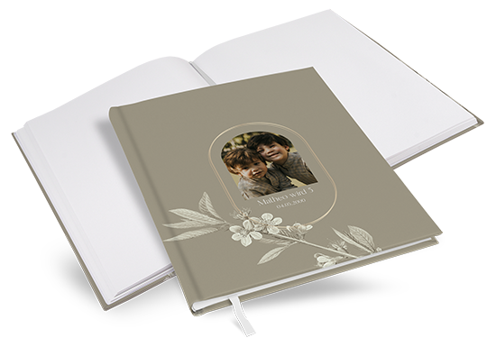 Gästebuch Geburtstag - Floral "Classic Flora" - GBG-25001-F-01