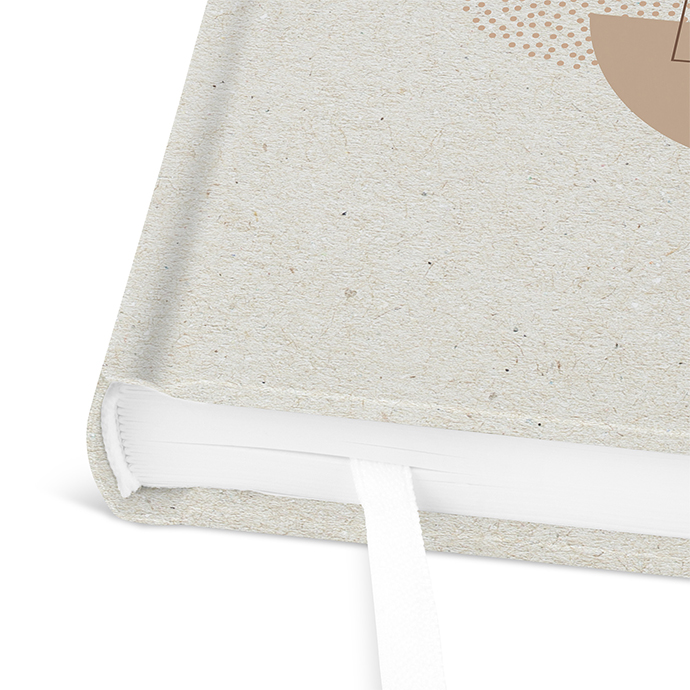 Gästebuch Taufe - Boho "Stone Bloom"
