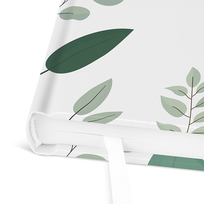 Gästebuch Taufe  - Greenery "pure greenery"