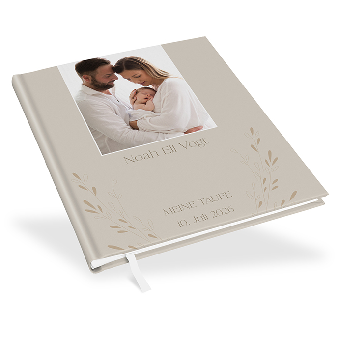 Gästebuch Taufe - Vintage "Golden Memories"