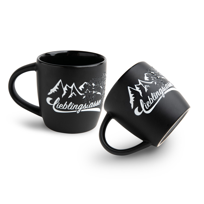 Tasse mit 3D-Relieflack - T-10102
